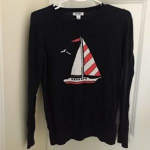Old Navy ship print sweater
